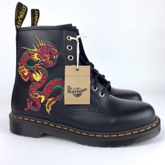 Dr Martens 64 Dragon Embroidered 